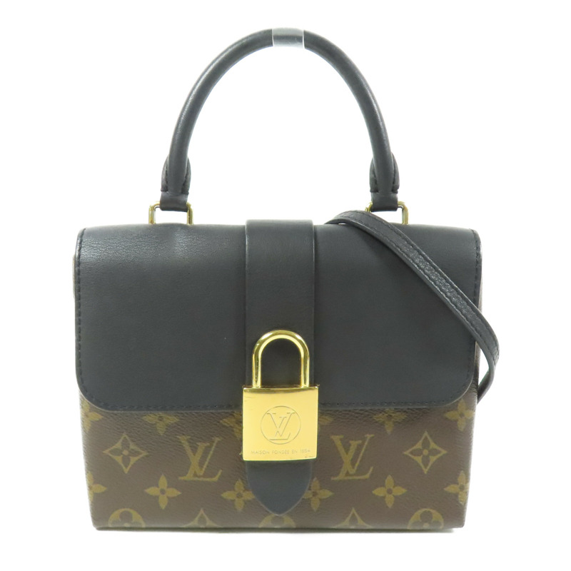 LOUIS VUITTON Monogram Locky BB金扣手挽肩背兩用袋-0