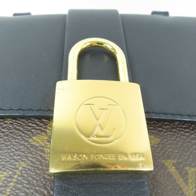 LOUIS VUITTON Monogram Locky BB金扣手挽肩背兩用袋-12