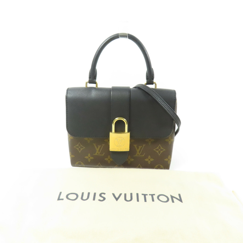 LOUIS VUITTON Monogram Locky BB金扣手挽肩背兩用袋-14