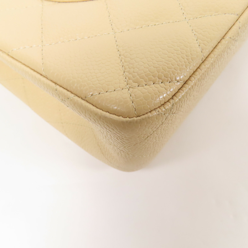 CHANEL 牛皮皮革Large Classic金扣鏈帶肩背袋-6