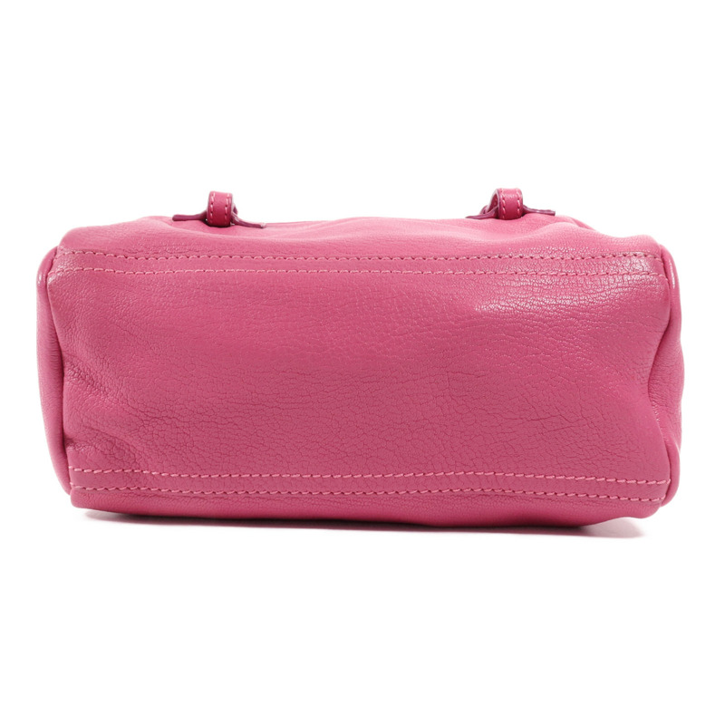 GIVENCHY 牛皮皮革Pandora Mini銀扣肩背袋-1