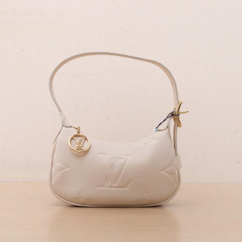 Moon Mini 米色 皮革C 晶元-0