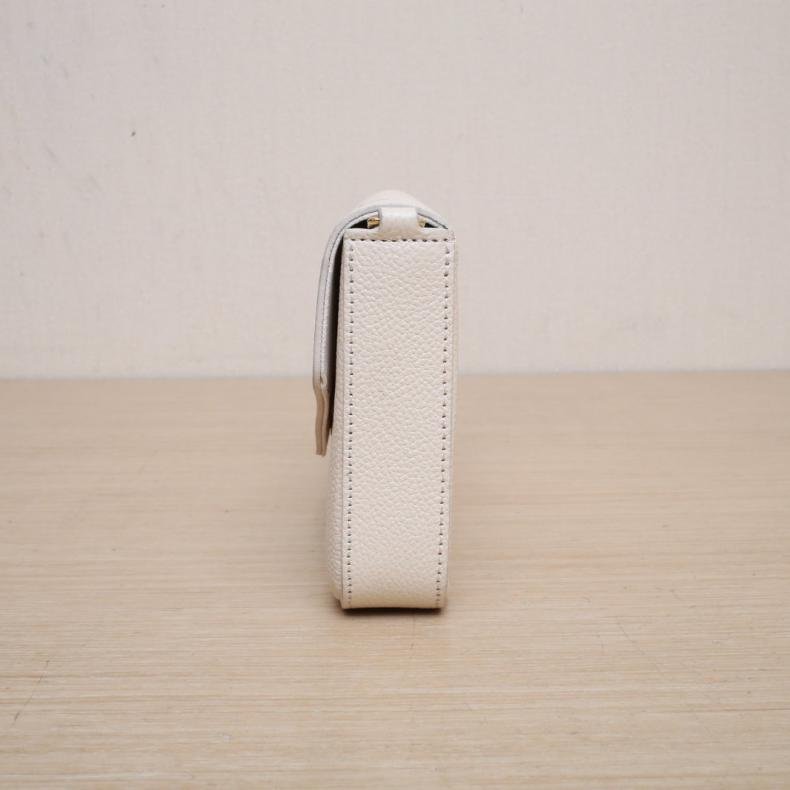 POCHETTE FELICIE 三合一鏈條包 米白色 皮革C 晶元-1