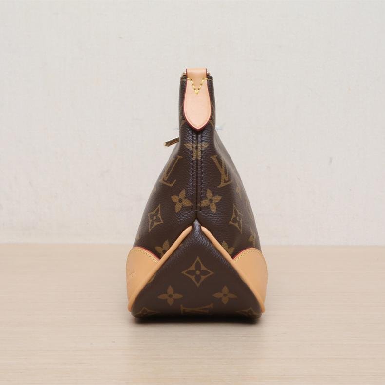 BOULOGNE 牛角包 可拆卸肩帶 老花 PVC 晶片-1