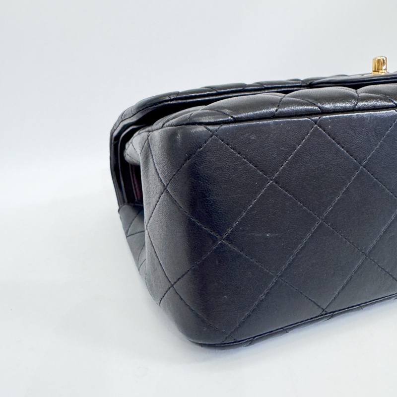 Chanel CoCo Jambo 黑羊皮雙蓋口蓋包30-5