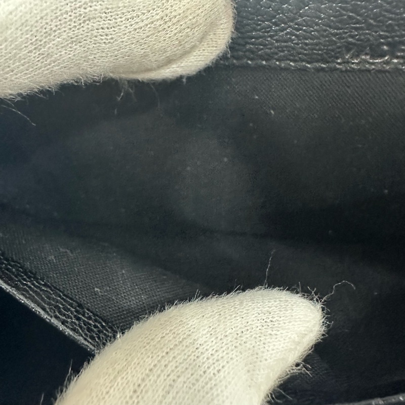 balenciaga 390187 黑皮金釦機車長夾-22