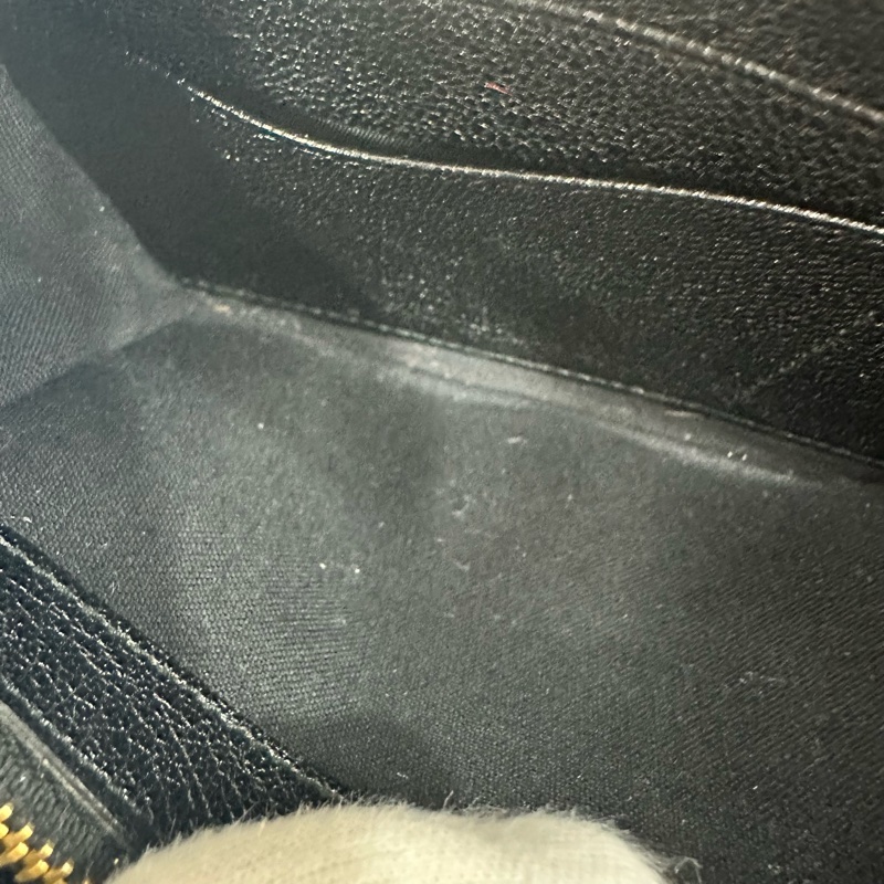 balenciaga 390187 黑皮金釦機車長夾-25