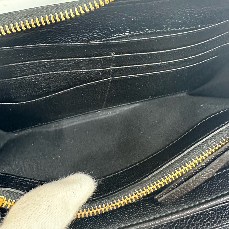 balenciaga 390187 黑皮金釦機車長夾-27