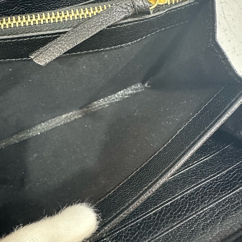 balenciaga 390187 黑皮金釦機車長夾-30