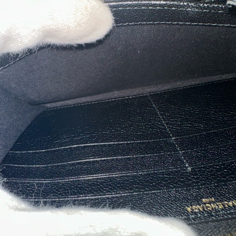 balenciaga 390187 黑皮金釦機車長夾-36