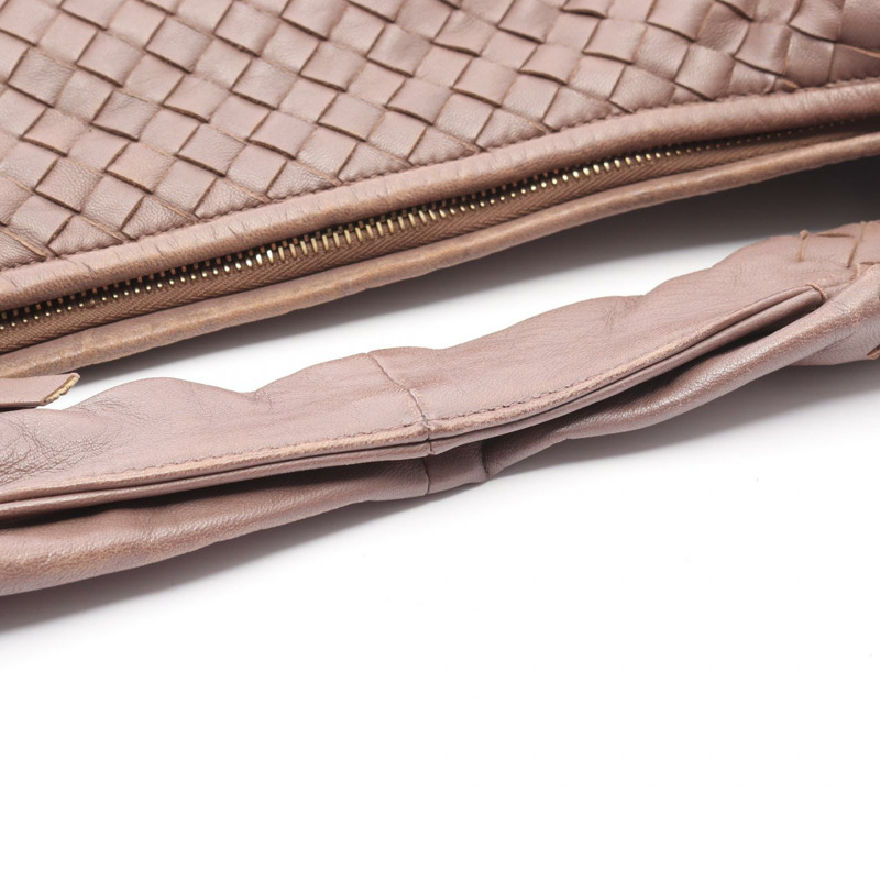 BOTTEGA VENETA Veneta Intrecciato 單肩包 手提包 皮革 棕色 二手 女士-5