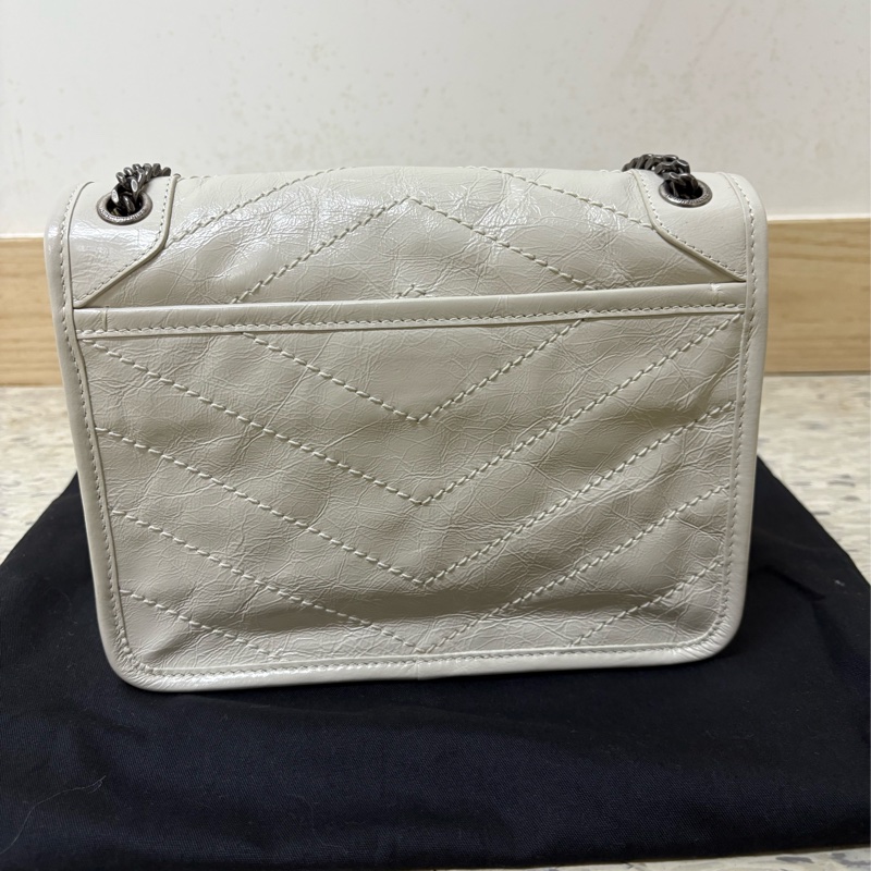 Yves Saint Laurent 聖羅蘭 YSL Niki Baby 迷你白色-4