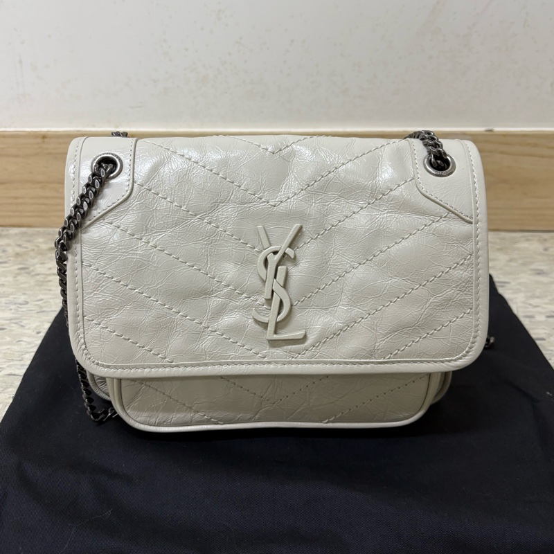 Yves Saint Laurent 聖羅蘭 YSL Niki Baby 迷你白色-6