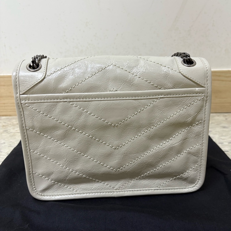 Yves Saint Laurent 聖羅蘭 YSL Niki Baby 迷你白色-7