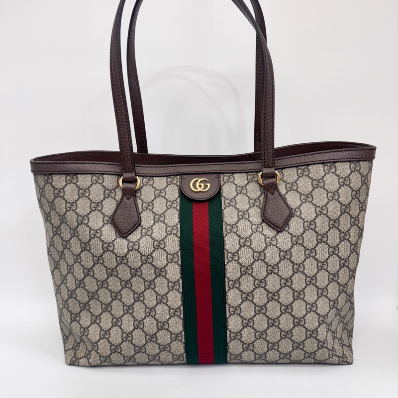 Gucci Ophidia 老花托特包-0