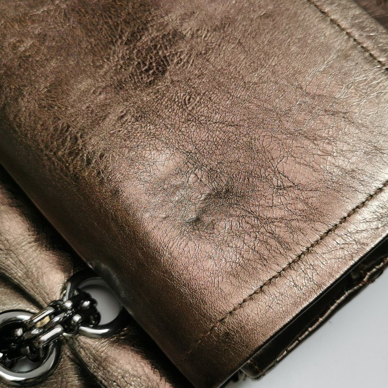 Chanel 2.55 Flag Bag 季節限定款 Maxi 油蠟皮 菱格 絎縫 長方形旋扣 單肩包-20