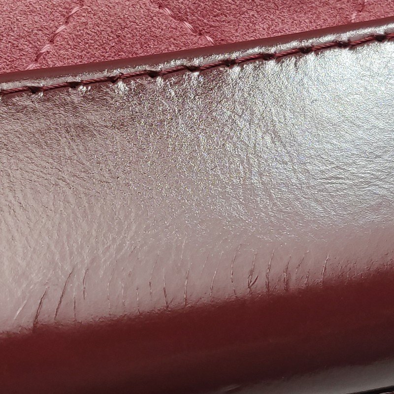 Chanel Gabrielle 流浪包 小號 油蠟皮 翻毛皮 拼色 菱格 絎縫 雙鍊設計 單肩包-20