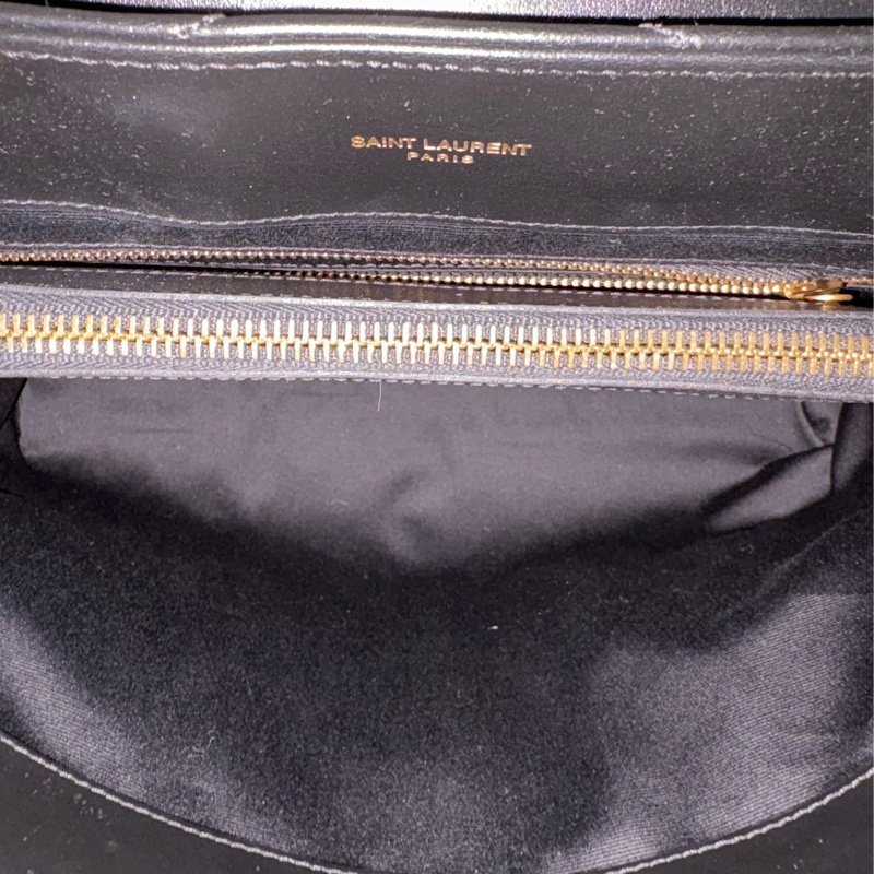 Yves Saint Laurent 聖羅蘭 YSL LouLou金標Logo 單肩斜背包 大號-9