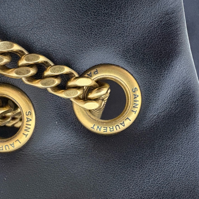 Yves Saint Laurent 聖羅蘭 YSL LouLou金標Logo 單肩斜背包 大號-15