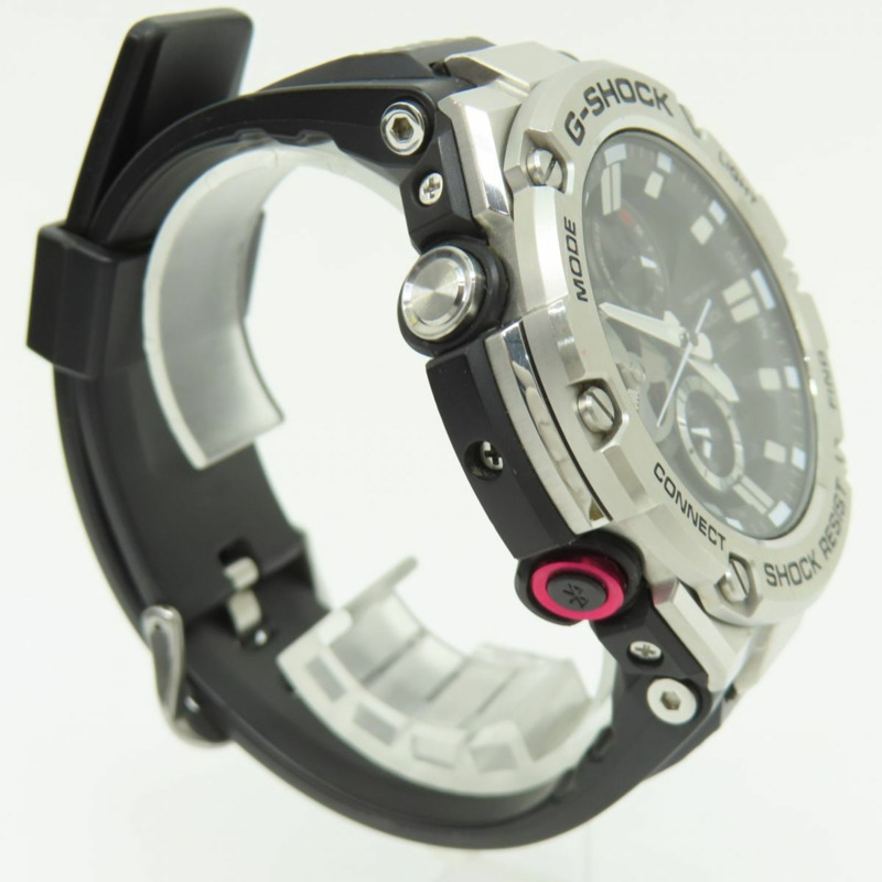 卡西歐 G-SHOCK G-STEEL Mobile Link GST-B100-1ADR 強韌太陽能手錶-1