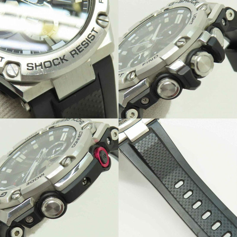 卡西歐 G-SHOCK G-STEEL Mobile Link GST-B100-1ADR 強韌太陽能手錶-6