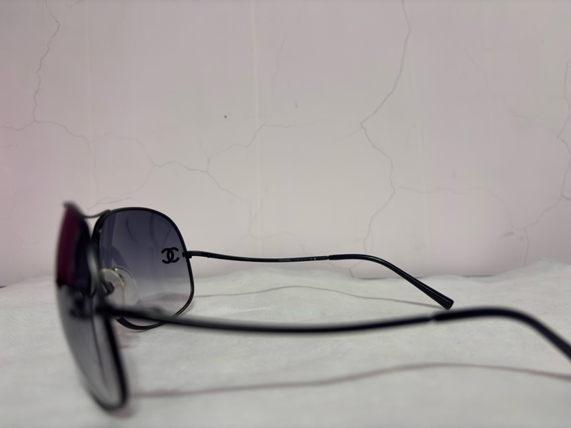 CHANEL黑框/藍色漸層墨鏡 /太陽眼鏡/ 飛行墨鏡 中性-3