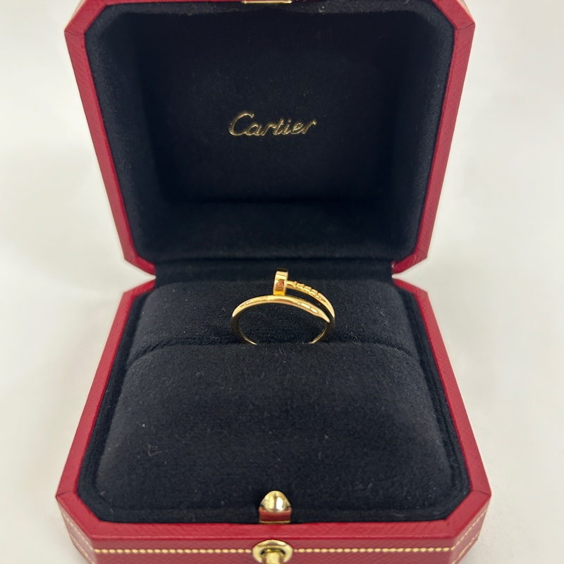 Cartier 750黃K金 Juste un Clou小型款釘子戒指-0