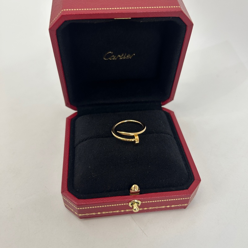 Cartier 750黃K金 Juste un Clou小型款釘子戒指-4