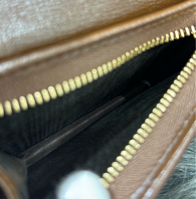 GUCCI 621887 1955 GG老花字紋原花 咖啡牛皮 金屬 馬銜 防水 拉鍊 零錢包 短夾 皮夾 錢包-22