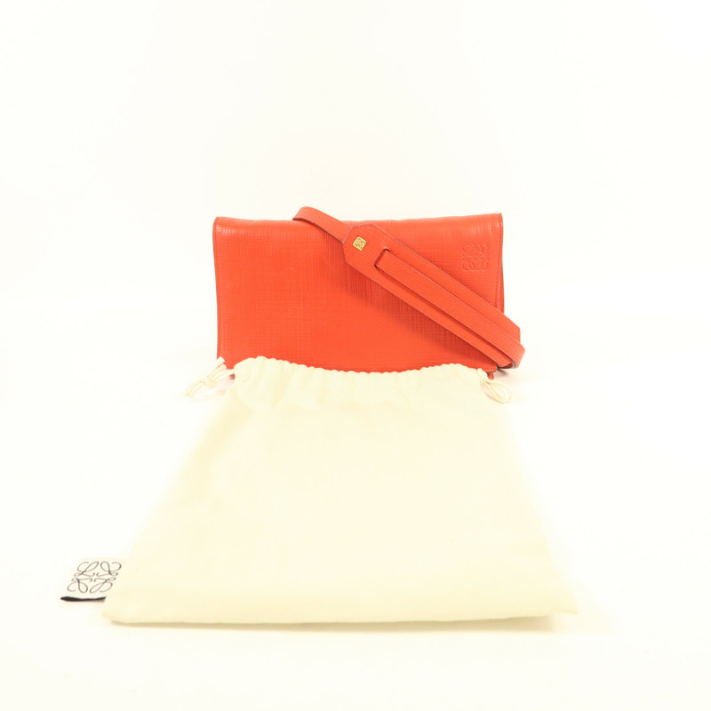 LOEWE 牛皮皮革Shoulder Bag金扣肩背袋-8