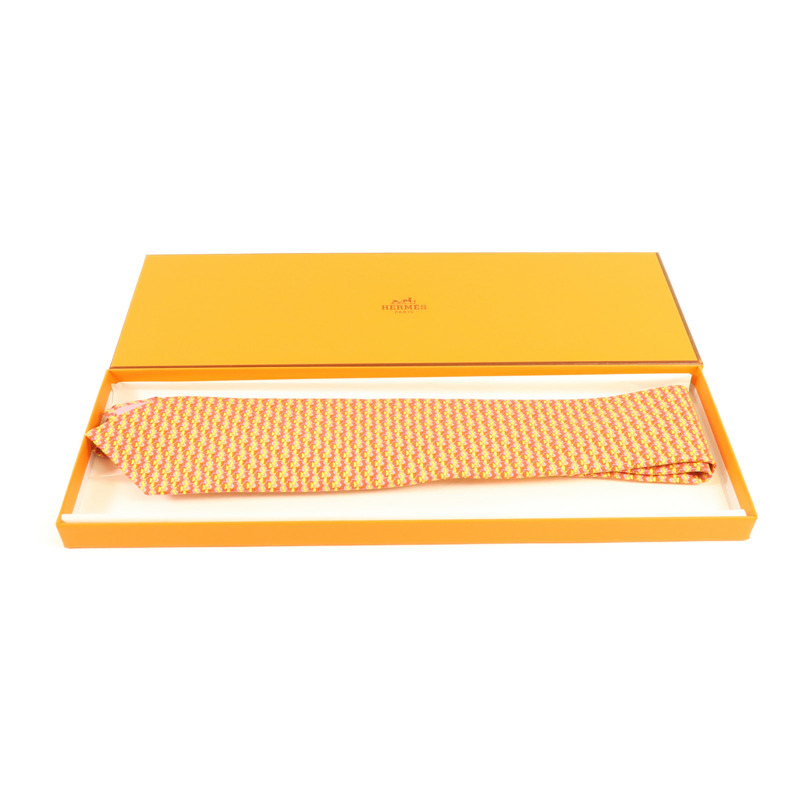 HERMES 絲質Necktie領帶-7