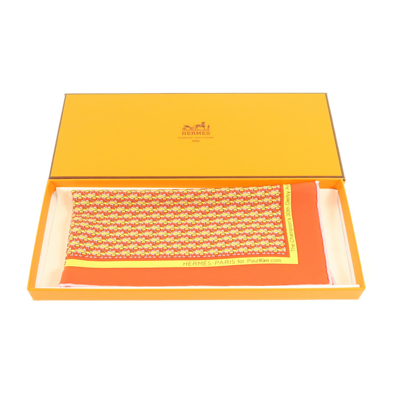 HERMES 絲質Scarf絲巾-6