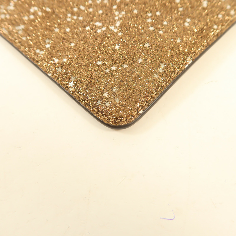 COACH 牛皮皮革Pouch金扣手拿包-8