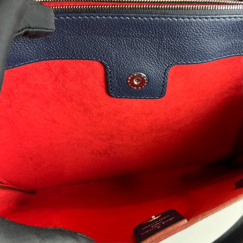 LV M54571 海軍藍Lockmeto托特包-6