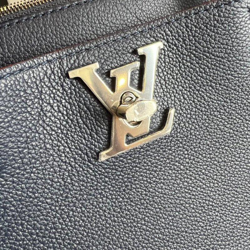 LV M54571 海軍藍Lockmeto托特包-7