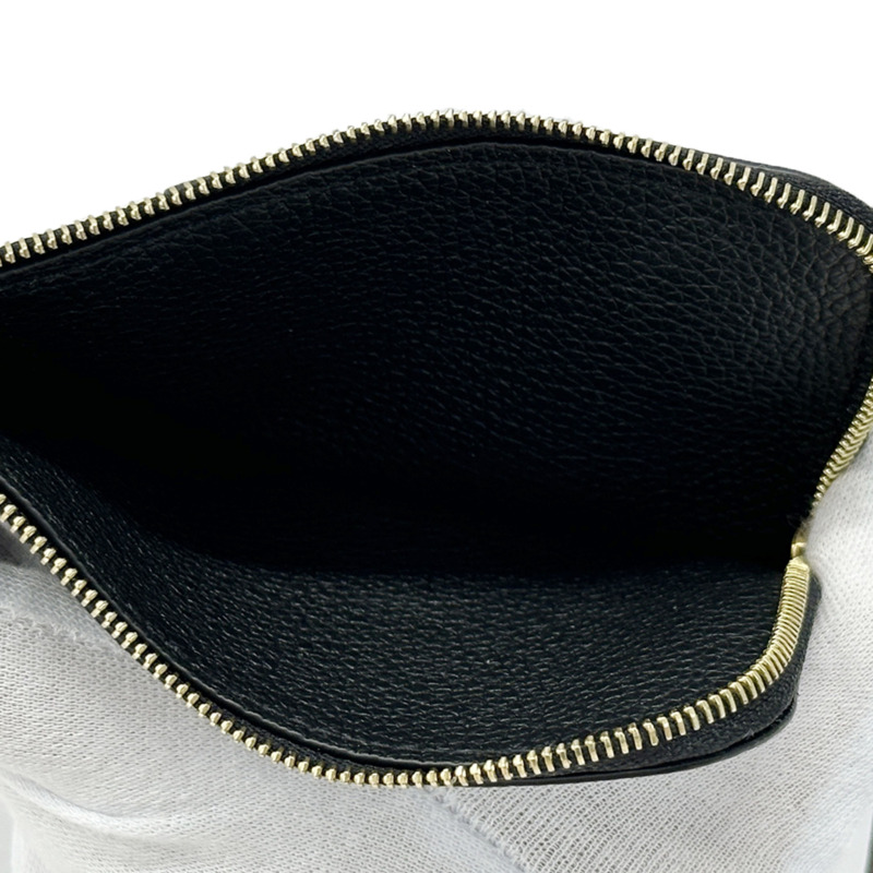 Louis Vuitton Monogram 皮革卡夾，Porte Carte Lowkey Noir，M14550，黑色，男女通用，零錢包，LV 標誌-3