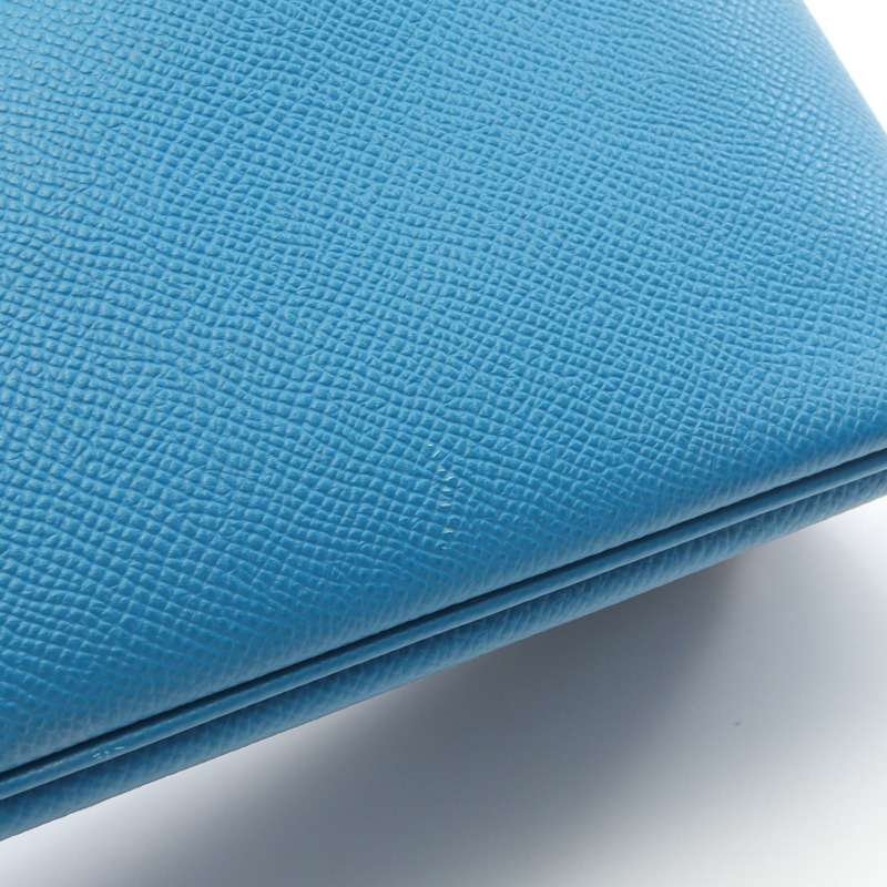 HERMES Bolide 27 單肩包 R Epsom 皮革 藍色 izmir 二手 女士 SHW-8