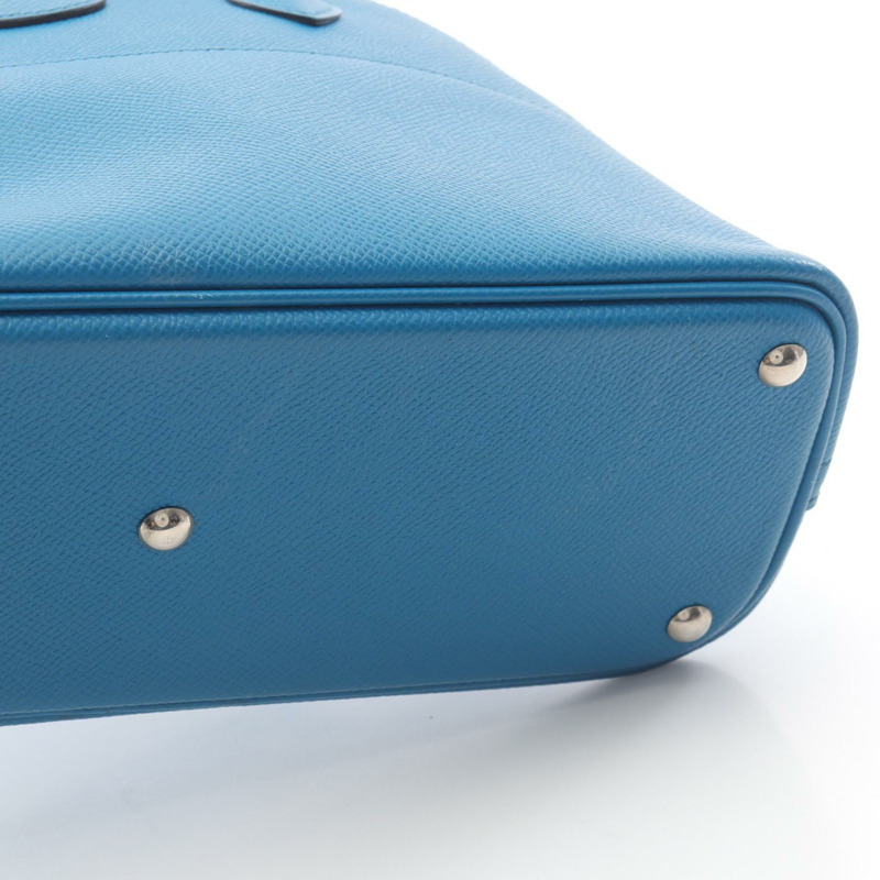 HERMES Bolide 27 單肩包 R Epsom 皮革 藍色 izmir 二手 女士 SHW-9