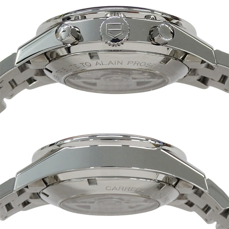 泰格豪雅卡萊拉系列 CV201Y BA0794 男士腕錶,Ringmaster Alain Prost 型號,日本限量發行 350 枚,自動上鍊,不鏽鋼,透明錶殼,拋光-2