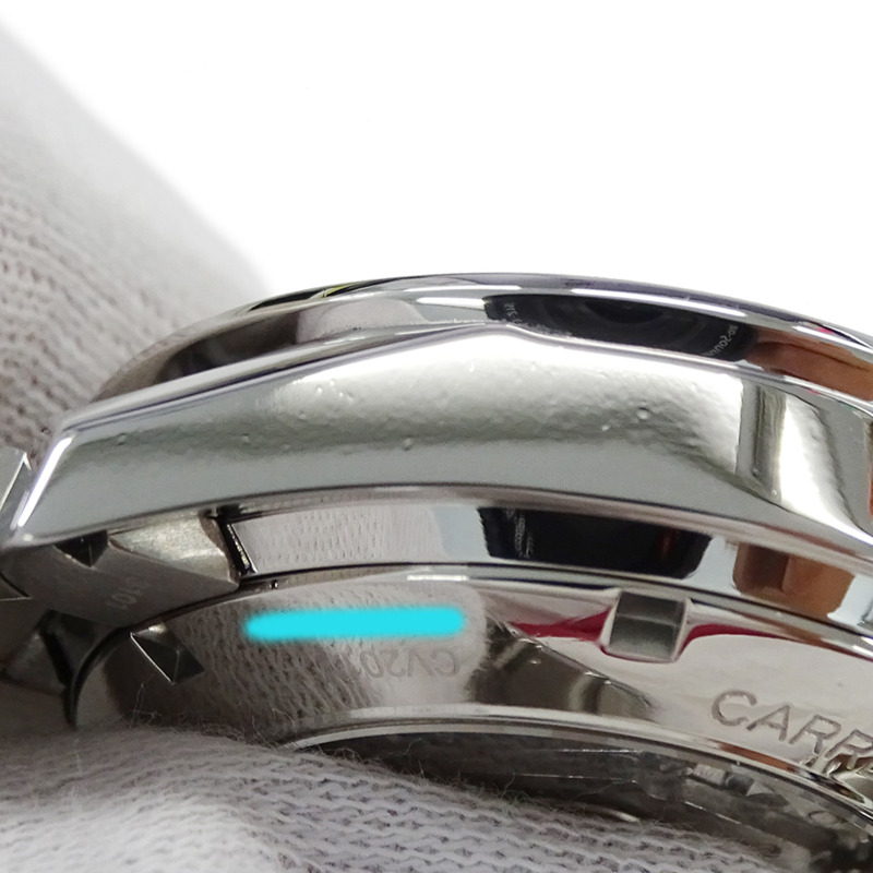 泰格豪雅卡萊拉系列 CV201Y BA0794 男士腕錶,Ringmaster Alain Prost 型號,日本限量發行 350 枚,自動上鍊,不鏽鋼,透明錶殼,拋光-10