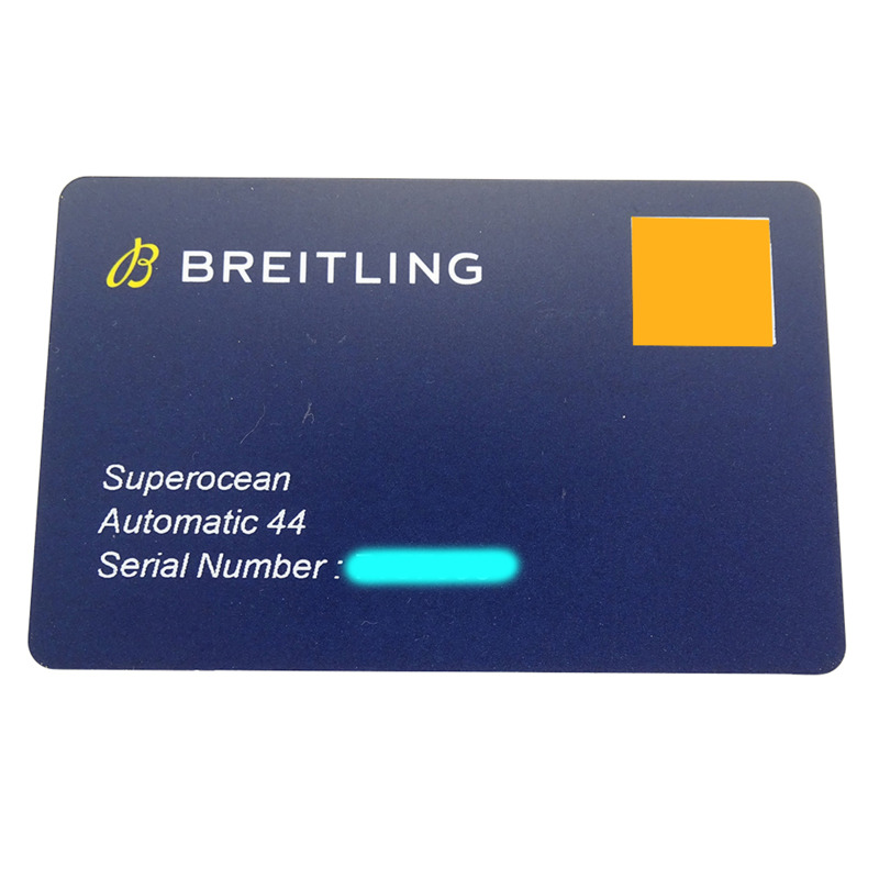 百年靈超級海洋 44 A17367 男士自動腕錶，帶日期顯示，不銹鋼，銀色/黑色，拋光-7