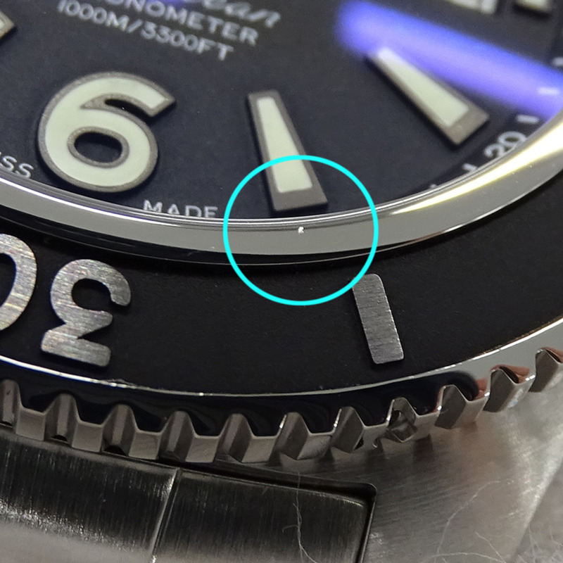 百年靈超級海洋 44 A17367 男士自動腕錶，帶日期顯示，不銹鋼，銀色/黑色，拋光-14