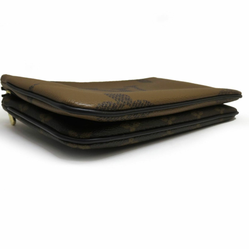 LOUIS VUITTON Monogram Giant 雙拉鍊 Pochette M69203 反向單肩包-2