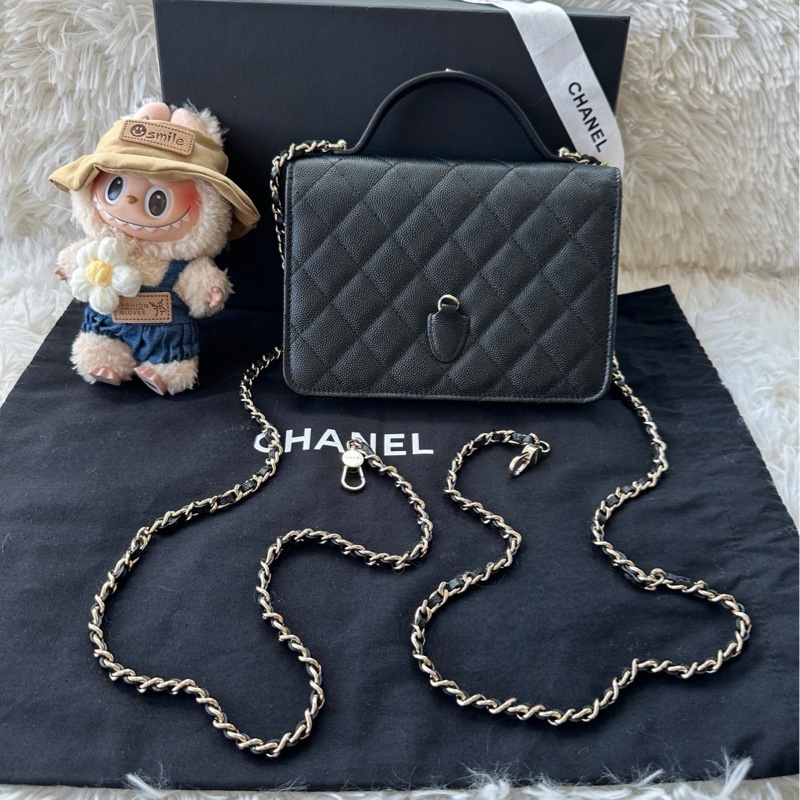 香奈兒 Chanel 25c 三合一 雙肩包 背包 書包 手提包 單肩包 荔枝牛皮-2