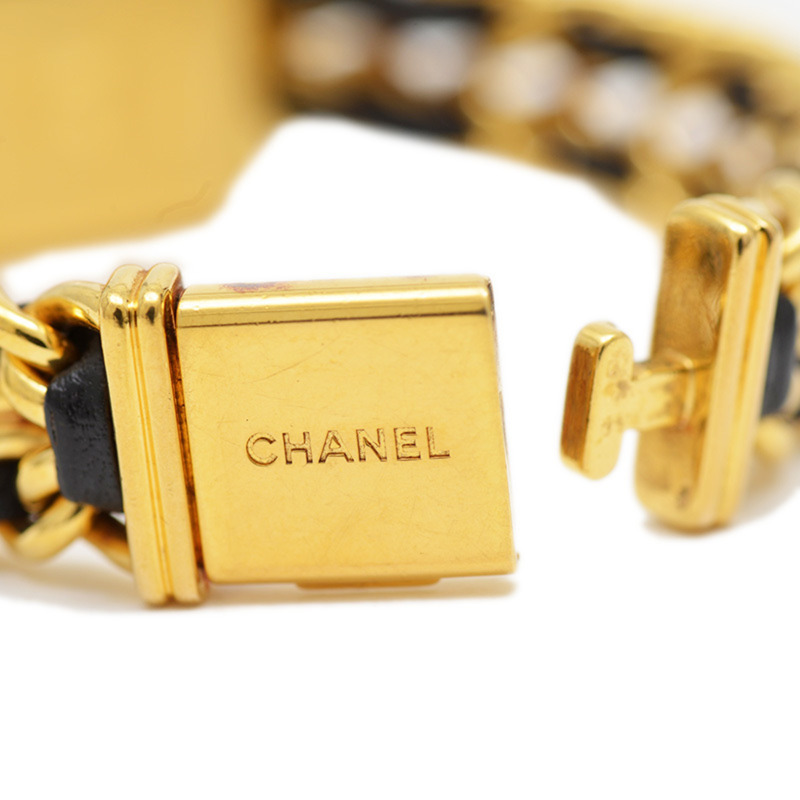 Chanel Premiere 女士手錶,黑色錶盤,GP 石英,H0001,L 碼-7