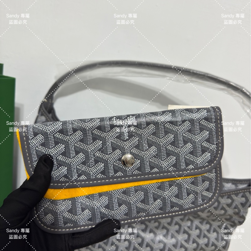 🩶Goyard 狗牙hobo 灰色 全新全配🩶-3