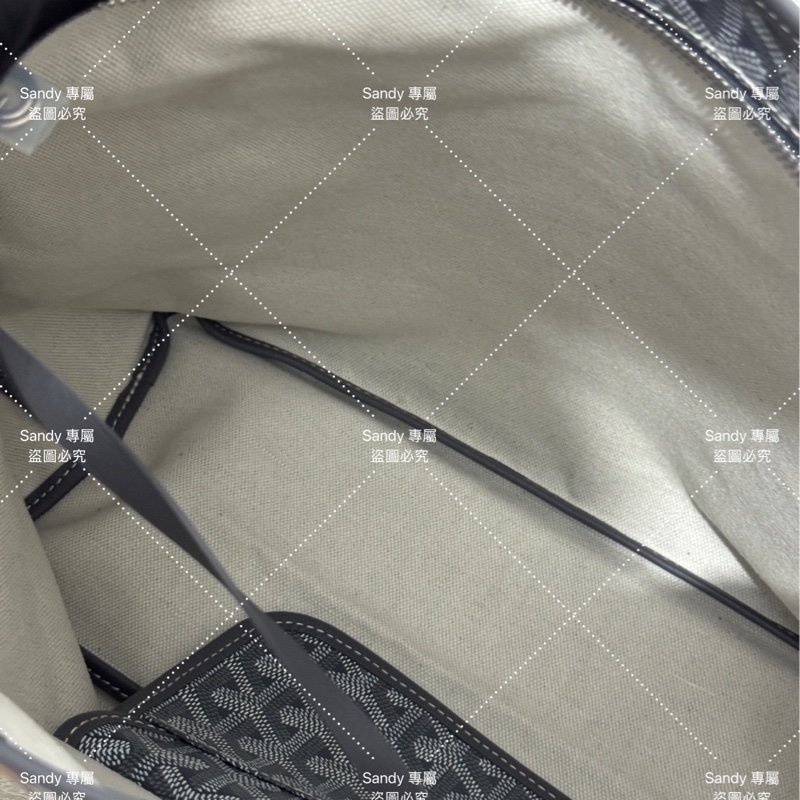 🩶Goyard 狗牙hobo 灰色 全新全配🩶-9