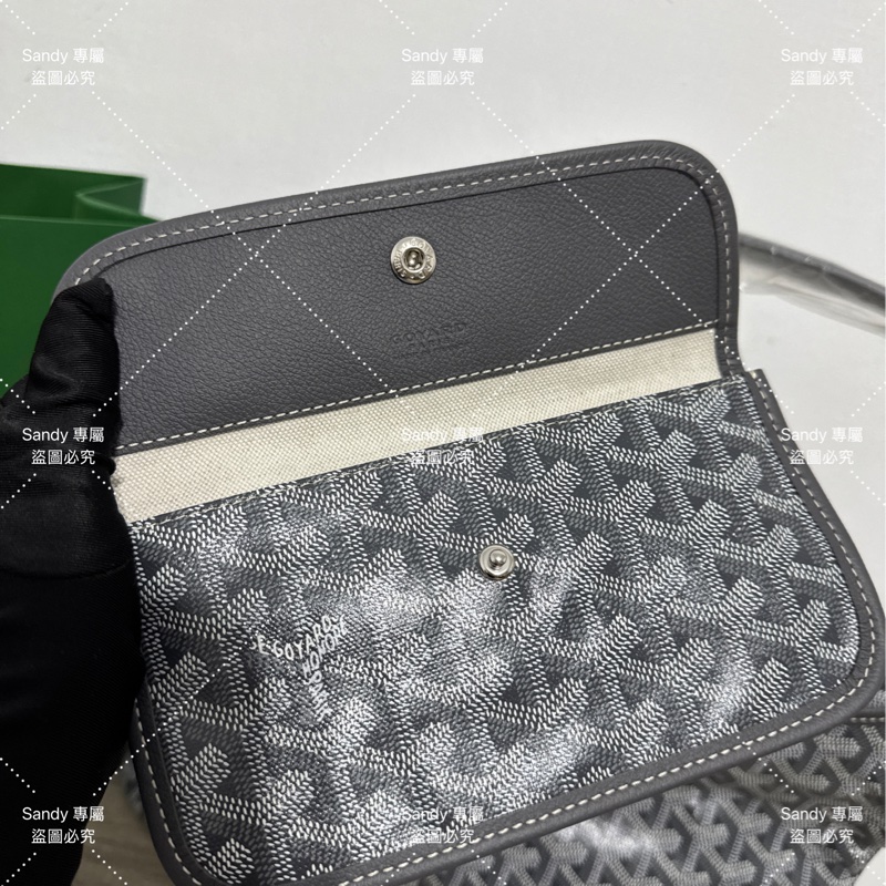 🩶Goyard 狗牙hobo 灰色 全新全配🩶-12