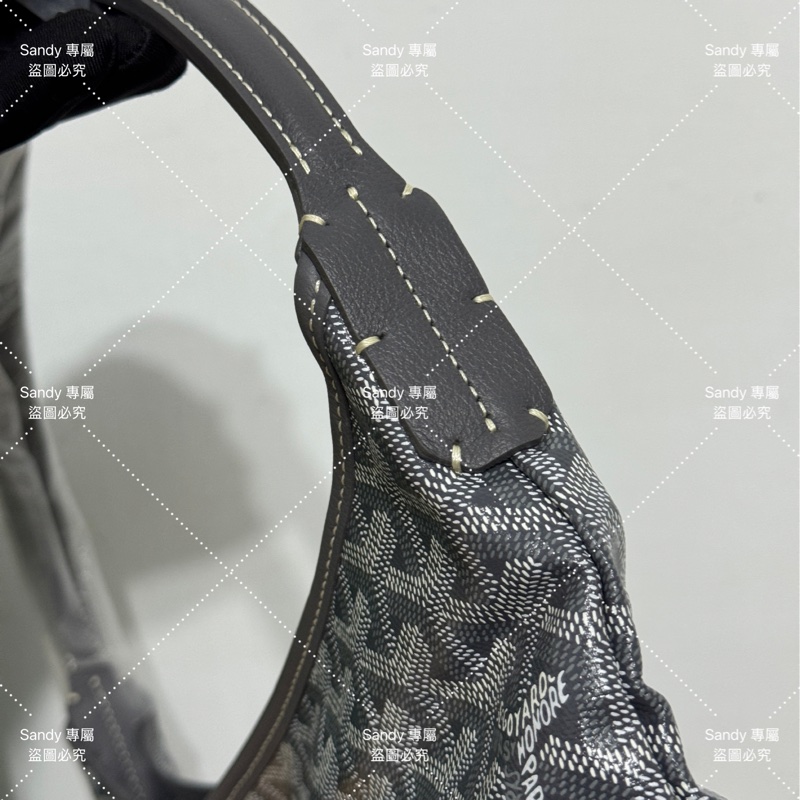 🩶Goyard 狗牙hobo 灰色 全新全配🩶-15