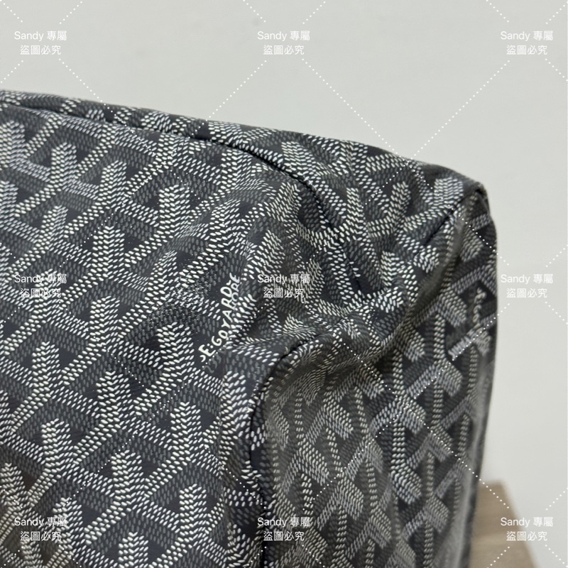 🩶Goyard 狗牙hobo 灰色 全新全配🩶-29